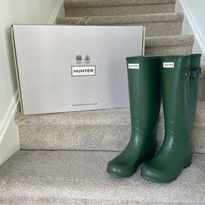 Green Hunter Rain boots
